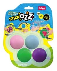 SLIMY Gļotu bumbiņas "Stick-Ozz" (neona un tumsā spīdošs) cena un informācija | Attīstošās rotaļlietas | 220.lv