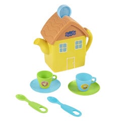 Rotaļlietu tējkannu komplekts Peppa Pig (Cūciņa Peppa) House cena un informācija | Rotaļlietas meitenēm | 220.lv