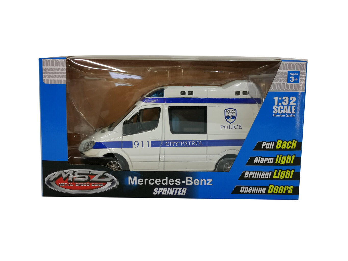 Автомобиль MSZ, Mercedes Benz Sprinter, 1:32 цена | 220.lv