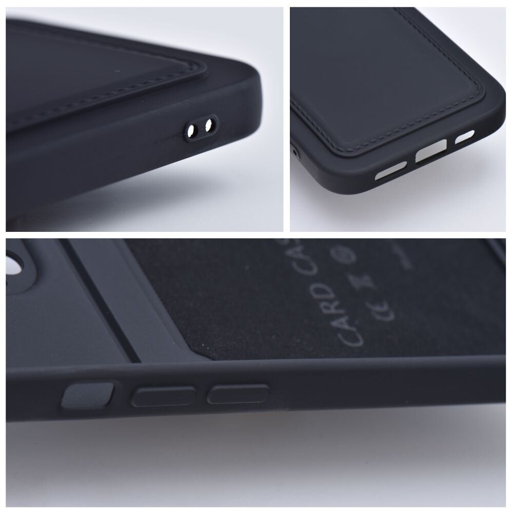 Forcell CARD apvalks priekš iPhone 7/8/SE 2020 (4.7″) – Melns cena un informācija | Telefonu vāciņi, maciņi | 220.lv