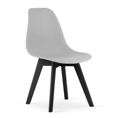 Комплект из 4 стульев KITO, серый/черный цена и информация | Стулья для кухни и столовой | 220.lv