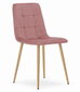 4-u krēslu komplekts KARA, rozā cena un informācija | Virtuves un ēdamistabas krēsli | 220.lv