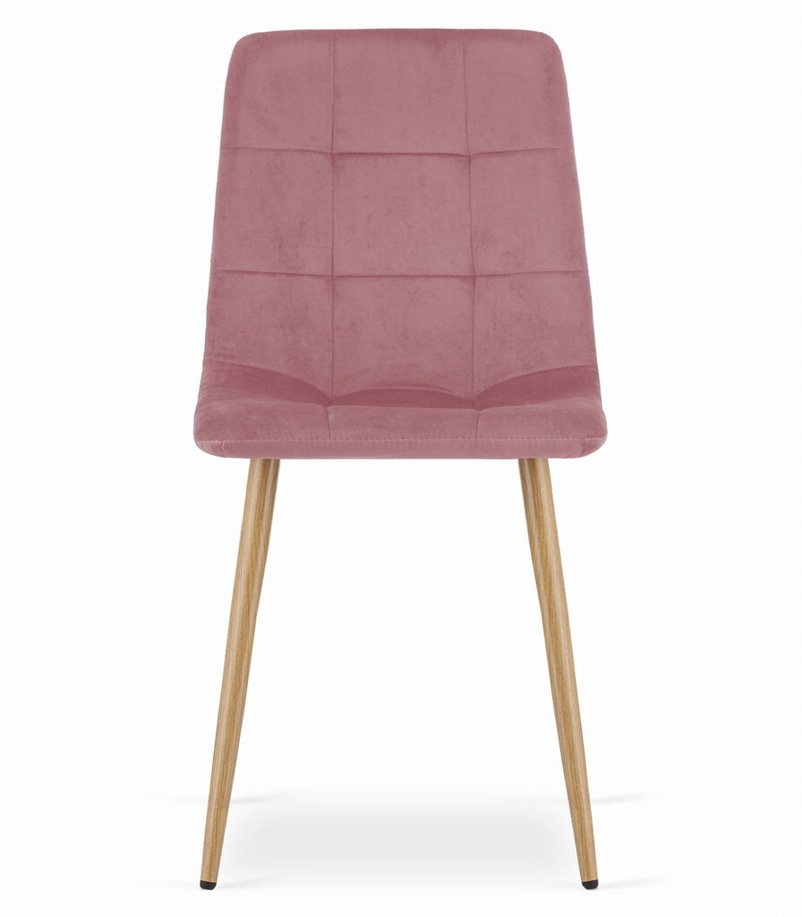 4-u krēslu komplekts KARA, rozā цена и информация | Virtuves un ēdamistabas krēsli | 220.lv