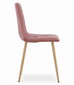 4-u krēslu komplekts KARA, rozā cena un informācija | Virtuves un ēdamistabas krēsli | 220.lv