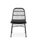 4-u krēslu komplekts Halmar K401, melns cena un informācija | Dārza krēsli | 220.lv