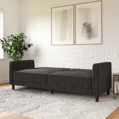 Диван Dorel Home Pin Tufted, серый цена и информация | Диваны | 220.lv