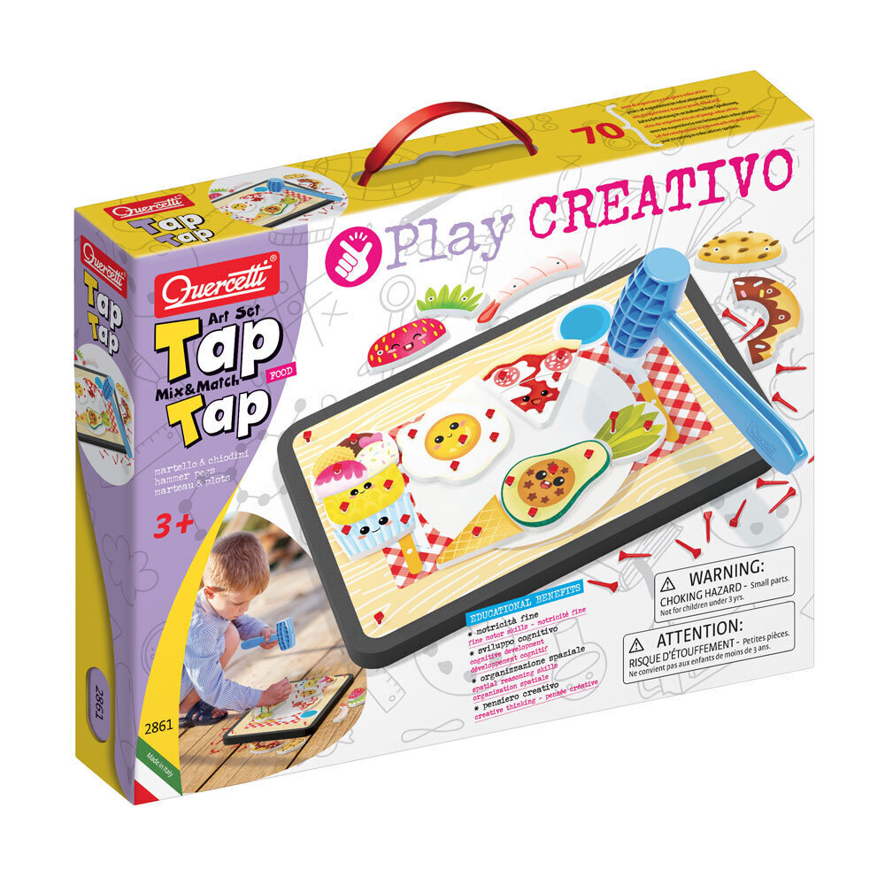 Puzle Quercetti Fantacolor Cards Animali TAP TAP Food Play Creativo cena un informācija | Attīstošās rotaļlietas | 220.lv