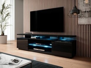 ТВ столик Halmar Eva, черный цвет цена и информация | Тумбы под телевизор | 220.lv
