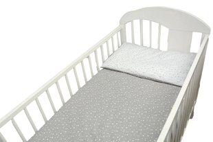 Divdaļīgs gultas veļas komplekts - pelēks, 135x100 40x60 cena un informācija | Bērnu gultas veļa | 220.lv