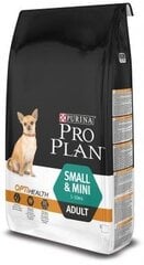 PRO PLAN DOG ADULT SMALL&MINI корм для взрослых собак мелких и карликовых пород, с курицей 7 кг цена и информация | Pro Plan Товары для животных | 220.lv