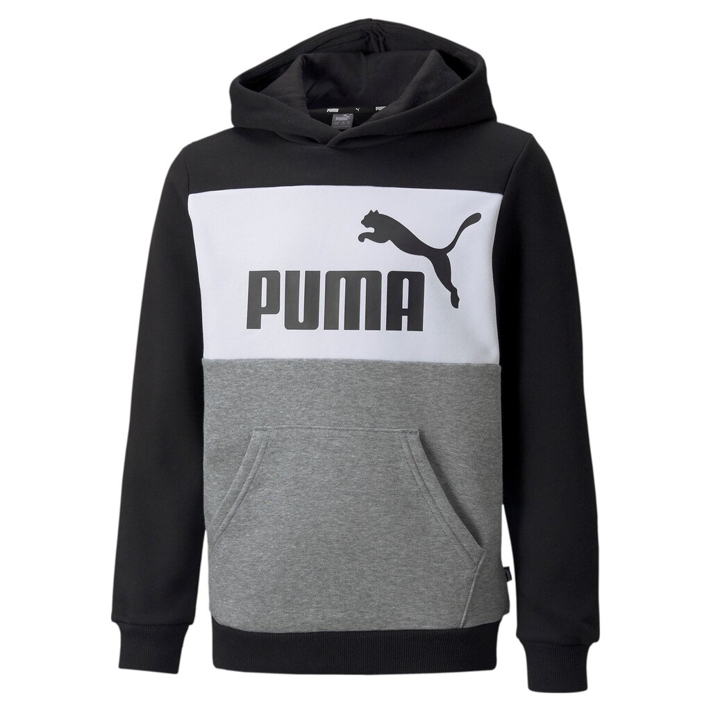 Puma džemperis zēniem, melns/balts cena un informācija | Zēnu jakas, džemperi, žaketes, vestes | 220.lv