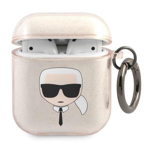 Karl Lagerfeld KLA2UKHGD futrālis paredzēts AirPods cena un informācija | Austiņu piederumi | 220.lv