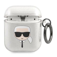 Karl Lagerfeld KLA2UKHGS futrālis paredzēts AirPods cena un informācija | Austiņu piederumi | 220.lv