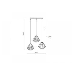 Piekaramā lampa TK Lighting Diamond 6203 cena un informācija | Lustras | 220.lv