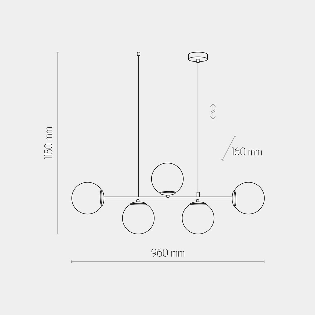 Piekaramā lampa TK Lighting Celeste 6219 cena un informācija | Lustras | 220.lv