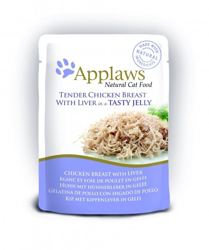 Maltīte paciņā kaķim Applaws Jelly Chicken&Liver, 70 g цена и информация | Konservi kaķiem | 220.lv