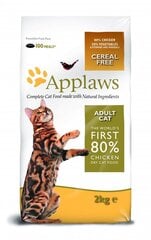 Sausā barība Applaws Dry Cat ar vistu, 400 g cena un informācija | Applaws Zoo preces | 220.lv