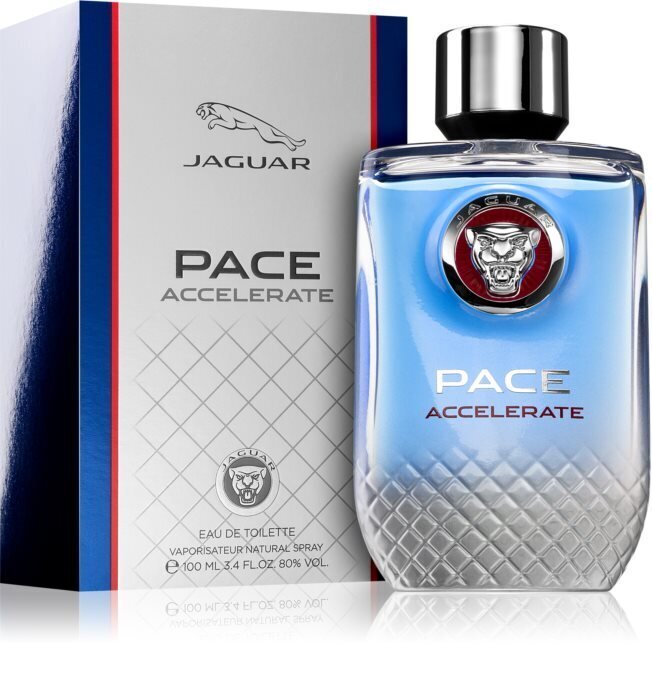 Tualetes ūdens Jaguar Pace Accelerate EDT vīriešiem 100 ml cena un informācija | Vīriešu smaržas | 220.lv