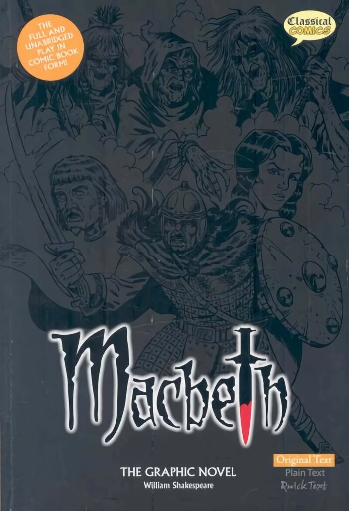 Macbeth the Graphic Novel: The Graphic Novel British English ed, Original Text цена и информация | Stāsti, noveles | 220.lv