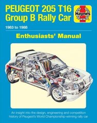 Peugeot 205 T16 Group B Rally Car: 1983 to 1988 cena un informācija | Grāmatas par veselīgu dzīvesveidu un uzturu | 220.lv