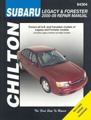 Subaru Legacy (00-09 ) (Chilton) cena un informācija | Ceļojumu apraksti, ceļveži | 220.lv