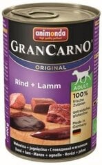 Animonda Grancarno Adult с говядиной и бараниной, 400 г цена и информация | Консервы для собак | 220.lv