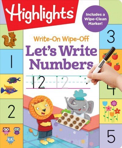 Write-on Wipe-Off: Let's Write Numbers cena un informācija | Grāmatas mazuļiem | 220.lv