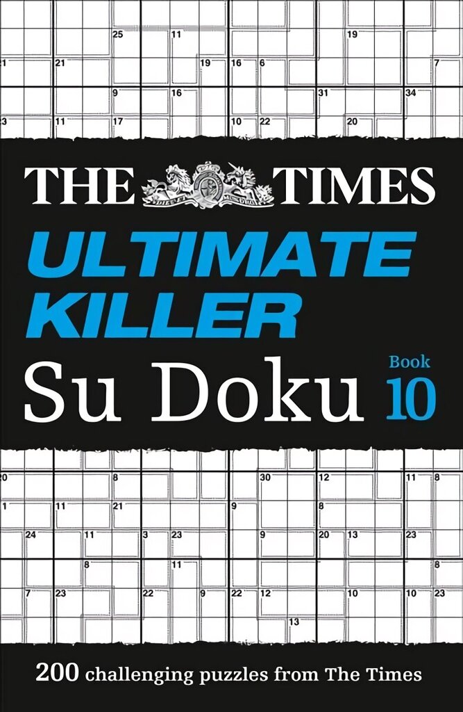 Times Ultimate Killer Su Doku Book 10: 200 Challenging Puzzles from the Times cena un informācija | Izglītojošas grāmatas | 220.lv