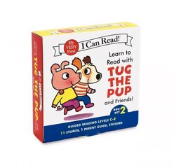 Learn to Read with Tug the Pup and Friends! Box Set 2: Levels Included: C-E, Box set 2 cena un informācija | Grāmatas pusaudžiem un jauniešiem | 220.lv