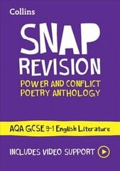 AQA Poetry Anthology Power and Conflict Revision Guide: Ideal for Home Learning, 2022 and 2023 Exams цена и информация | Книги для подростков  | 220.lv