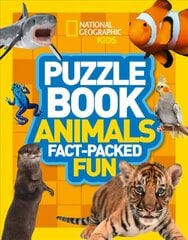 Puzzle Book Animals: Brain-Tickling Quizzes, Sudokus, Crosswords and Wordsearches cena un informācija | Grāmatas pusaudžiem un jauniešiem | 220.lv