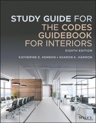 Study Guide for The Codes Guidebook for Interiors, Eighth Edition 8th Edition цена и информация | Книги об архитектуре | 220.lv