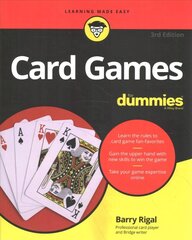 Card Games For Dummies, 3rd Edition 3rd Edition цена и информация | Книги о питании и здоровом образе жизни | 220.lv