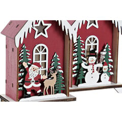 Ziemassvētku rotājumi DKD Home Decor, koka (2 gab.) (9.5 x 5.5 x 16 cm) cena un informācija | Ziemassvētku dekorācijas | 220.lv