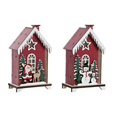 Ziemassvētku rotājumi DKD Home Decor, koka (2 gab.) (9.5 x 5.5 x 16 cm) cena un informācija | Ziemassvētku dekorācijas | 220.lv
