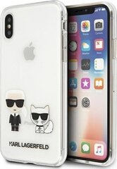 Karl Lagerfeld KLHCI65CKTR iPhone Xs Max cena un informācija | Telefonu vāciņi, maciņi | 220.lv
