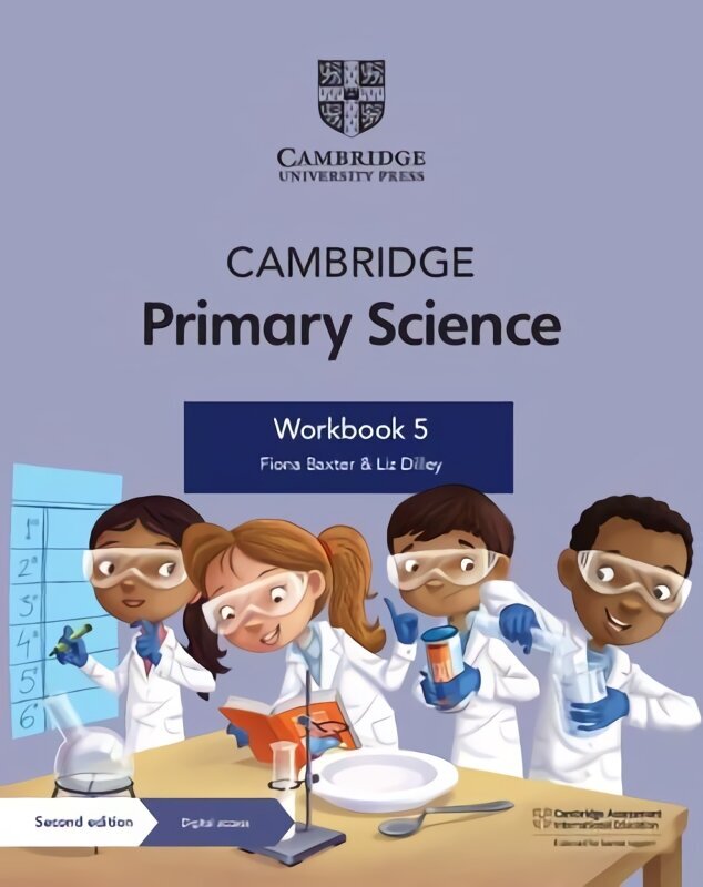 Cambridge Primary Science Workbook 5 with Digital Access (1 Year) 2nd Revised edition cena un informācija | Grāmatas pusaudžiem un jauniešiem | 220.lv