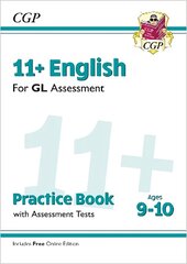 11plus GL English Practice Book & Assessment Tests - Ages 9-10 (with Online   Edition) цена и информация | Учебный материал по иностранным языкам | 220.lv
