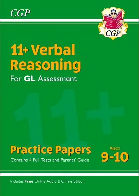 11plus GL Verbal Reasoning Practice Papers - Ages 9-10 (with Parents' Guide & Online Edition) цена и информация | Izglītojošas grāmatas | 220.lv