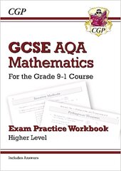 New GCSE Maths AQA Exam Practice Workbook: Higher - includes Video Solutions   and Answers цена и информация | Книги для подростков и молодежи | 220.lv