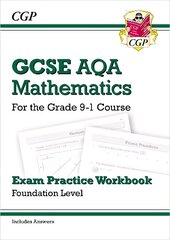 GCSE Maths AQA Exam Practice Workbook: Foundation - for the Grade 9-1 Course (includes Answers) cena un informācija | Grāmatas pusaudžiem un jauniešiem | 220.lv