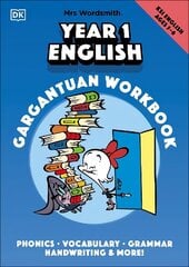 Mrs Wordsmith Year 1 English Gargantuan Workbook, Ages 5-6 (Key Stage 1): Phonics, Vocabulary, Handwriting, Grammar, And More! cena un informācija | Grāmatas pusaudžiem un jauniešiem | 220.lv