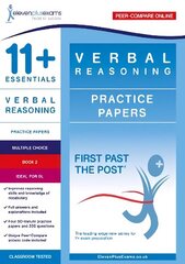 11plus Essentials Verbal Reasoning Practice Papers Book 2 cena un informācija | Izglītojošas grāmatas | 220.lv
