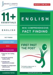 11plus Essentials English: Mini-Comprehensions Fact-Finding Book 2 цена и информация | Учебный материал по иностранным языкам | 220.lv