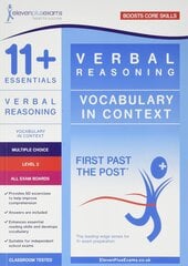 11plus Essentials Verbal Reasoning: Vocabulary in Context Level 2 cena un informācija | Izglītojošas grāmatas | 220.lv