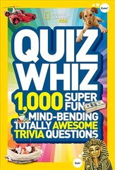 Quiz Whiz: 1,000 Super Fun, Mind-Bending, Totally Awesome Trivia Questions цена и информация | Книги для подростков и молодежи | 220.lv