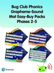 Bug Club Phonics Grapheme-Sound Mat Easy-Buy Packs Phases 2-5 cena un informācija | Grāmatas pusaudžiem un jauniešiem | 220.lv