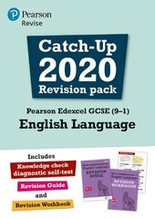 Pearson REVISE Edexcel GCSE (9-1) English Language Catch-up Revision Pack: for home learning, 2022 and 2023 assessments and exams цена и информация | Книги для подростков  | 220.lv