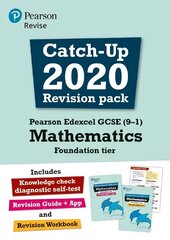 Pearson REVISE Edexcel GCSE (9-1) Maths Foundation Catch-up Revision Pack: for home learning, 2022 and 2023 assessments and exams цена и информация | Книги для подростков и молодежи | 220.lv