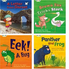 Learn to Read at Home with Bug Club Phonics: Pack 5 (Pack of 4 reading books   with 3 fiction and 1 non-fiction) цена и информация | Книги для подростков и молодежи | 220.lv